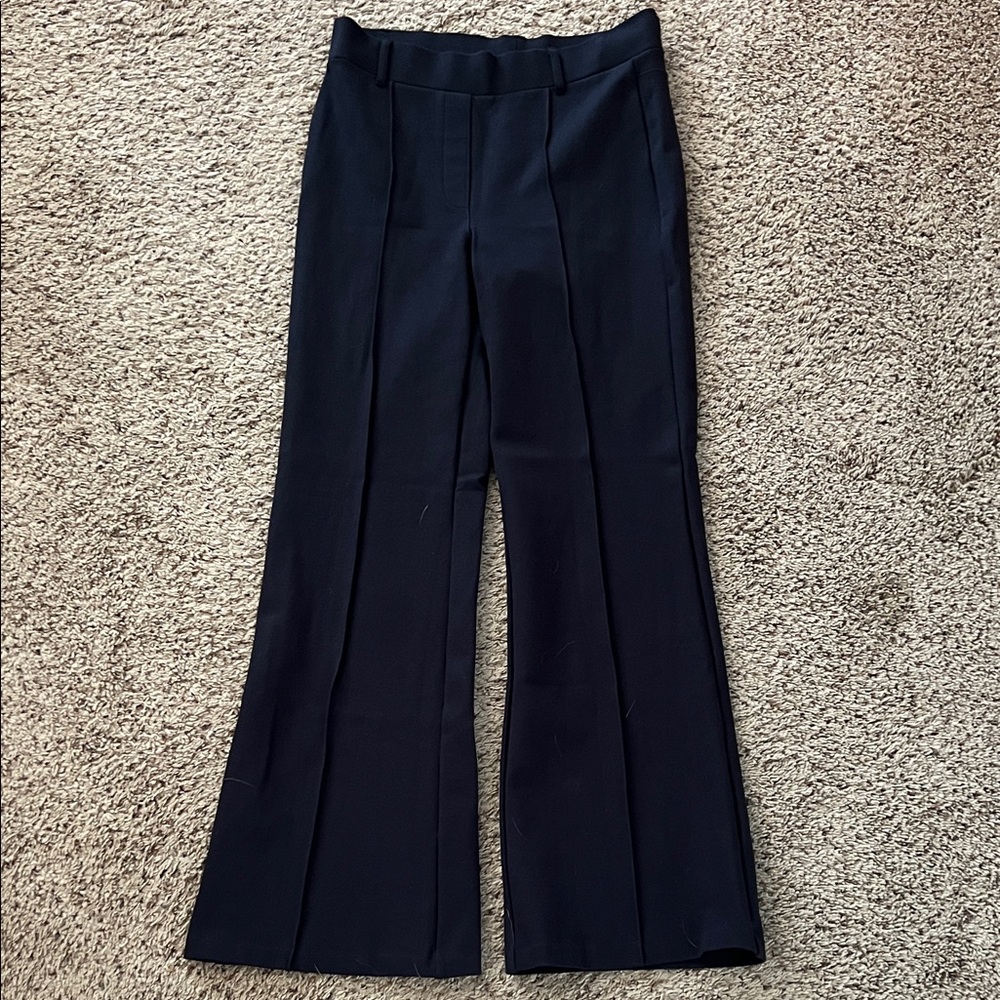 Quince WM Medium Ultra Stretch Ponte Flare Pants- Navy